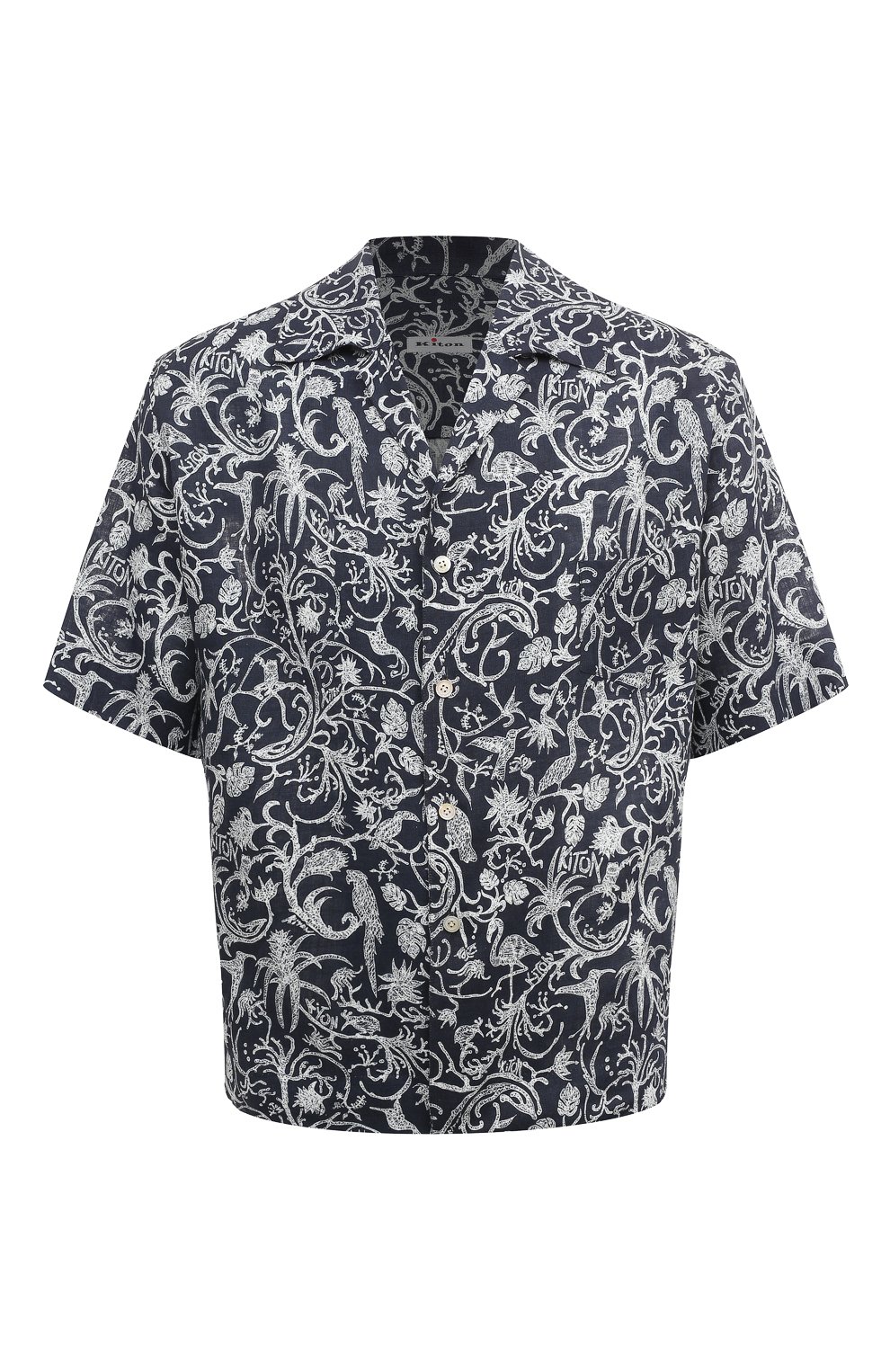 Льняная рубашка KITON, арт. UMC028H08902, фото 1