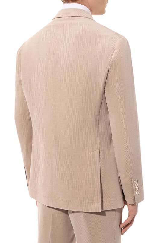 Вельветовый костюм Brunello Cucinelli MQ435LBNH Бежевый  MQ435LBNH Фото 3