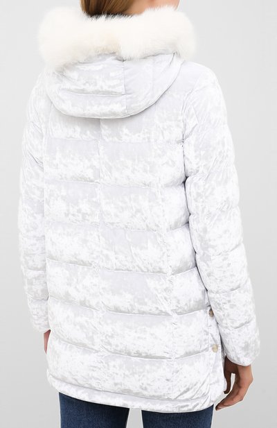 Пуховик с отделкой мехом HERNO, арт. PI061DR/15357S, фото 4