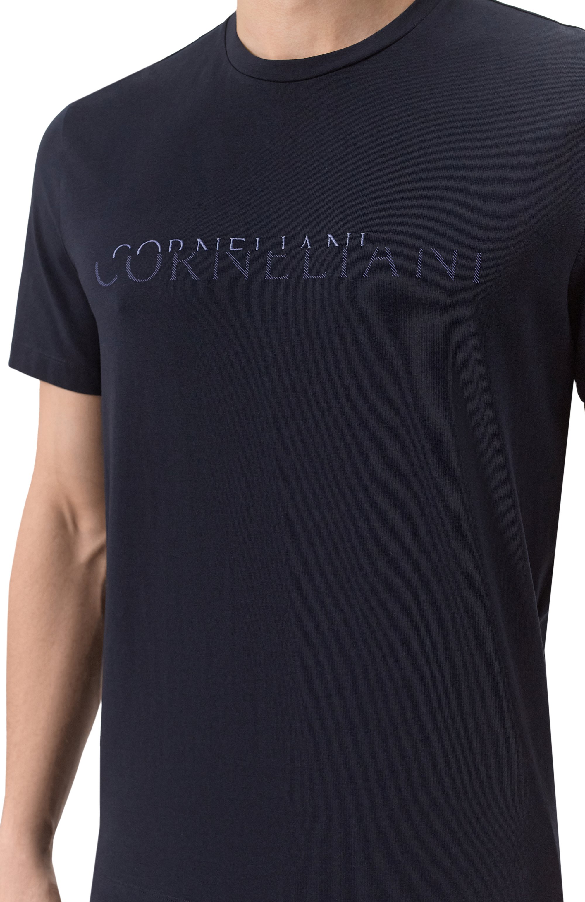 Хлопковая футболка CORNELIANI, арт. 25G581-2525059, фото 5