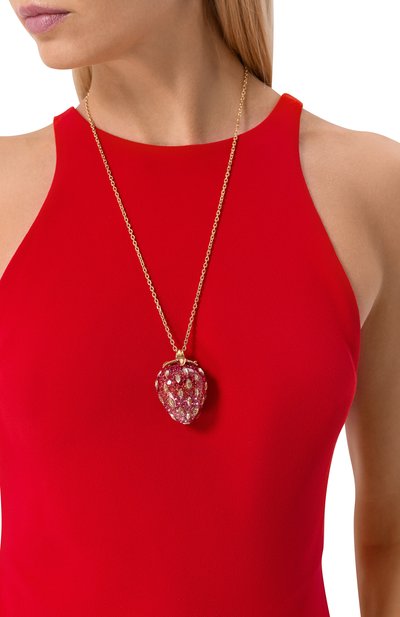 Колье idyllia SWAROVSKI красного цвета по цене 49950 руб., арт. 5742676, фото 2 Колье idyllia SWAROVSKI, арт. 5742676, фото 2