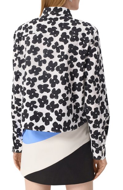 Хлопковая рубашка MSGM, арт. 3841MDE25AX/257153, фото 4