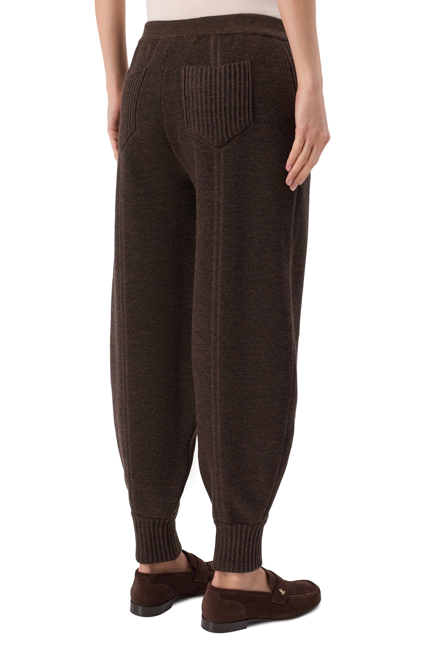 Джоггеры из шерсти и вискозы AND THE BRAND, арт. W26-P076-1202-309, фото 4