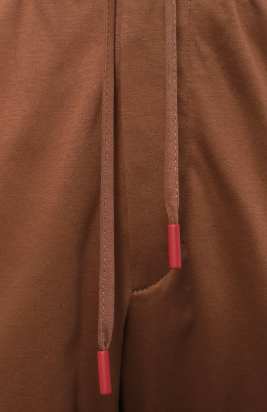 Хлопковые брюки Kiton UPN007H0920007 Коричневый  UPN007H0920007 Фото 6
