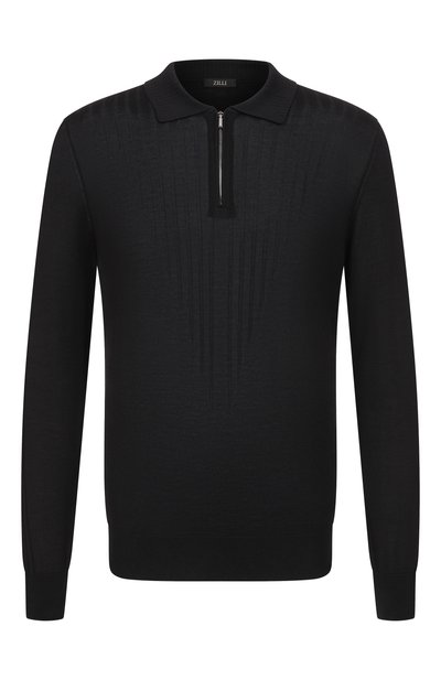 Мужская поло из шерсти и шелка ZILLI, арт. KZP001M0230VZRD00