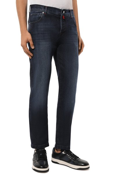 Джинсы KITON темно-синего цвета по цене 98550 руб., арт. UPNJSK0116F03, фото 3 Джинсы KITON, арт. UPNJSK0116F03, фото 3