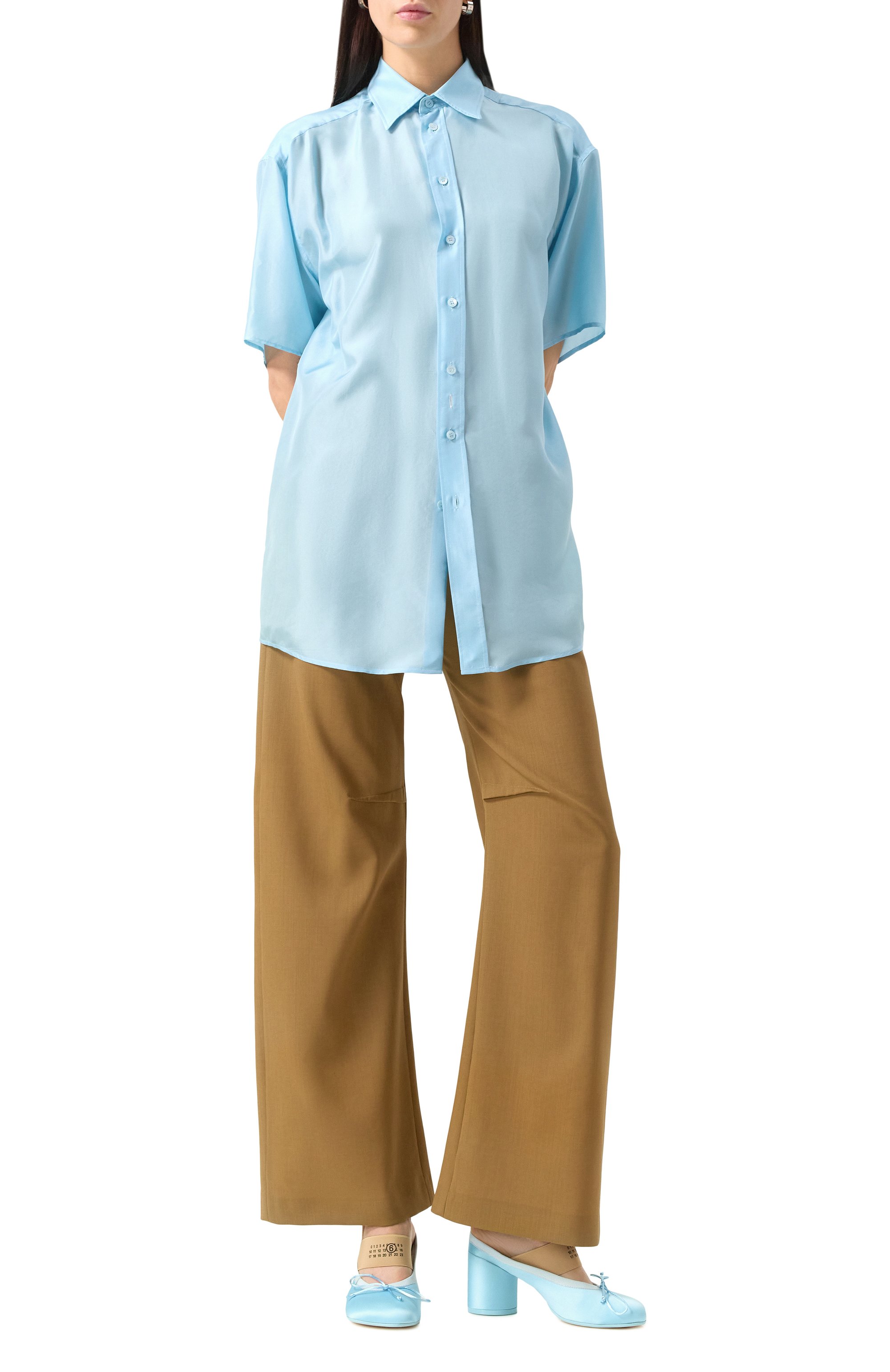 Текстильные мюли MM6, арт. S59WP0200/P5560, фото 2