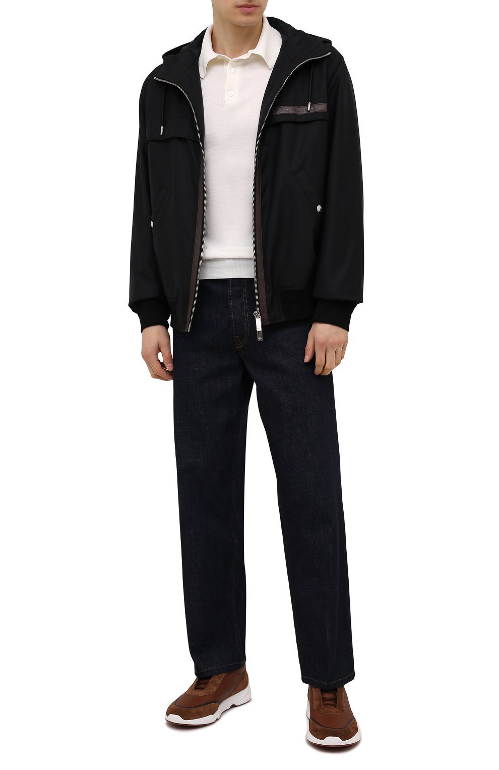 Кожаные кроссовки modular walk LORO PIANA, арт. FAL7951, фото 2