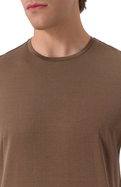 Футболка из шелка и хлопка 12 STOREEZ, арт. 132172, фото 5