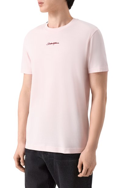 Хлопковая футболка DOLCE & GABBANA, арт. G8RN8Z/G7P0C, фото 3