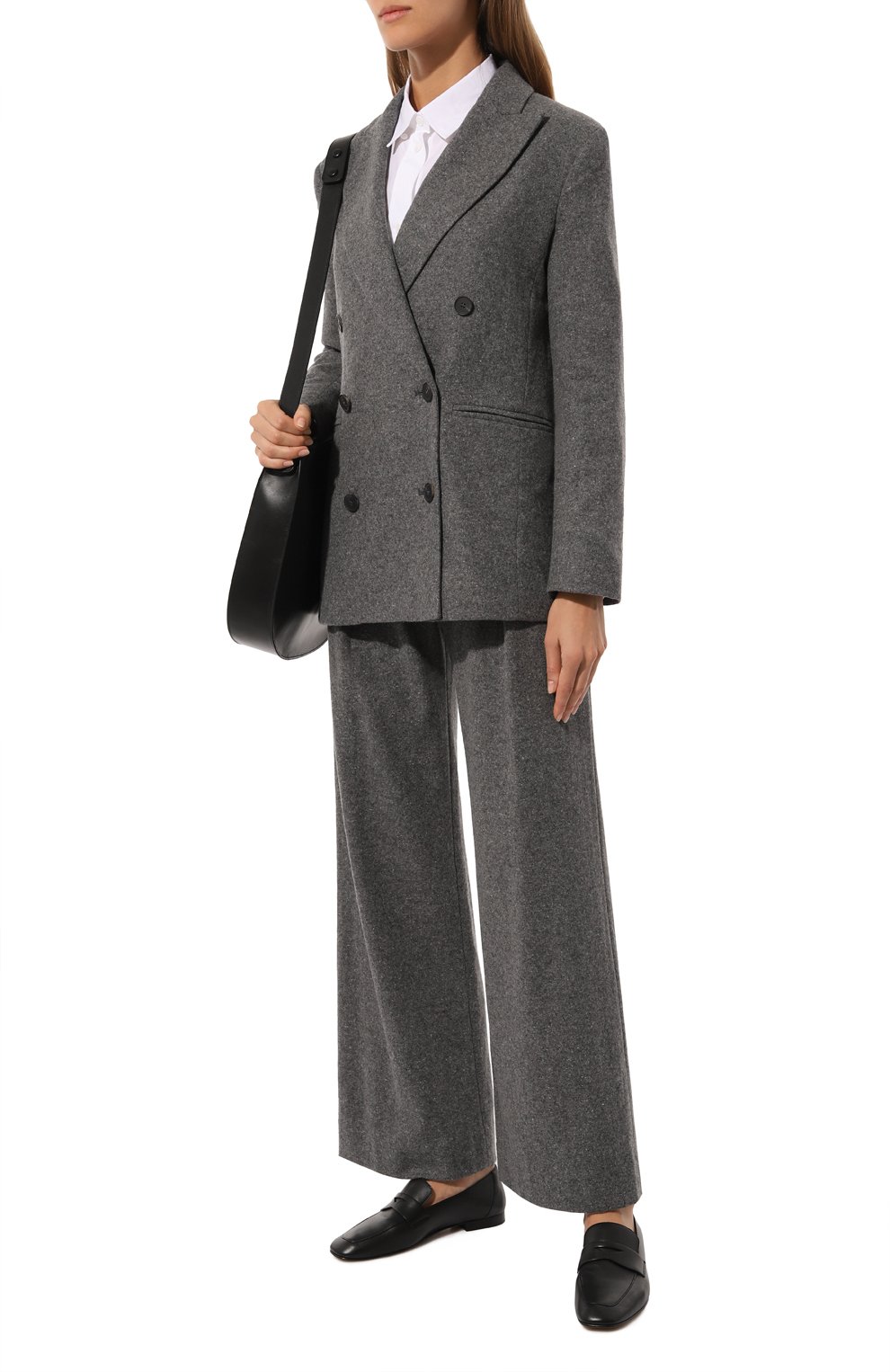 Брюки из шерсти и шелка ANTONELLI FIRENZE серого цвета по цене 59950 руб., арт. K8017M/883C, фото 2 Брюки из шерсти и шелка ANTONELLI FIRENZE, арт. K8017M/883C, фото 2