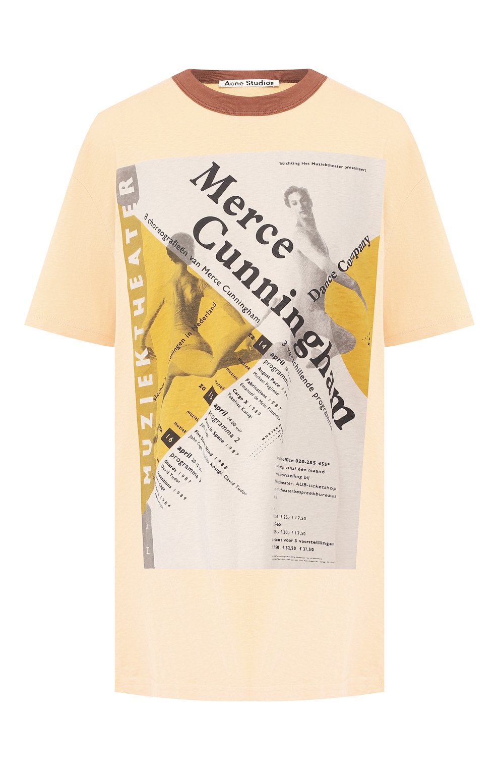 Хло пковая футболка ACNE STUDIOS, арт. AL0076, фото 1