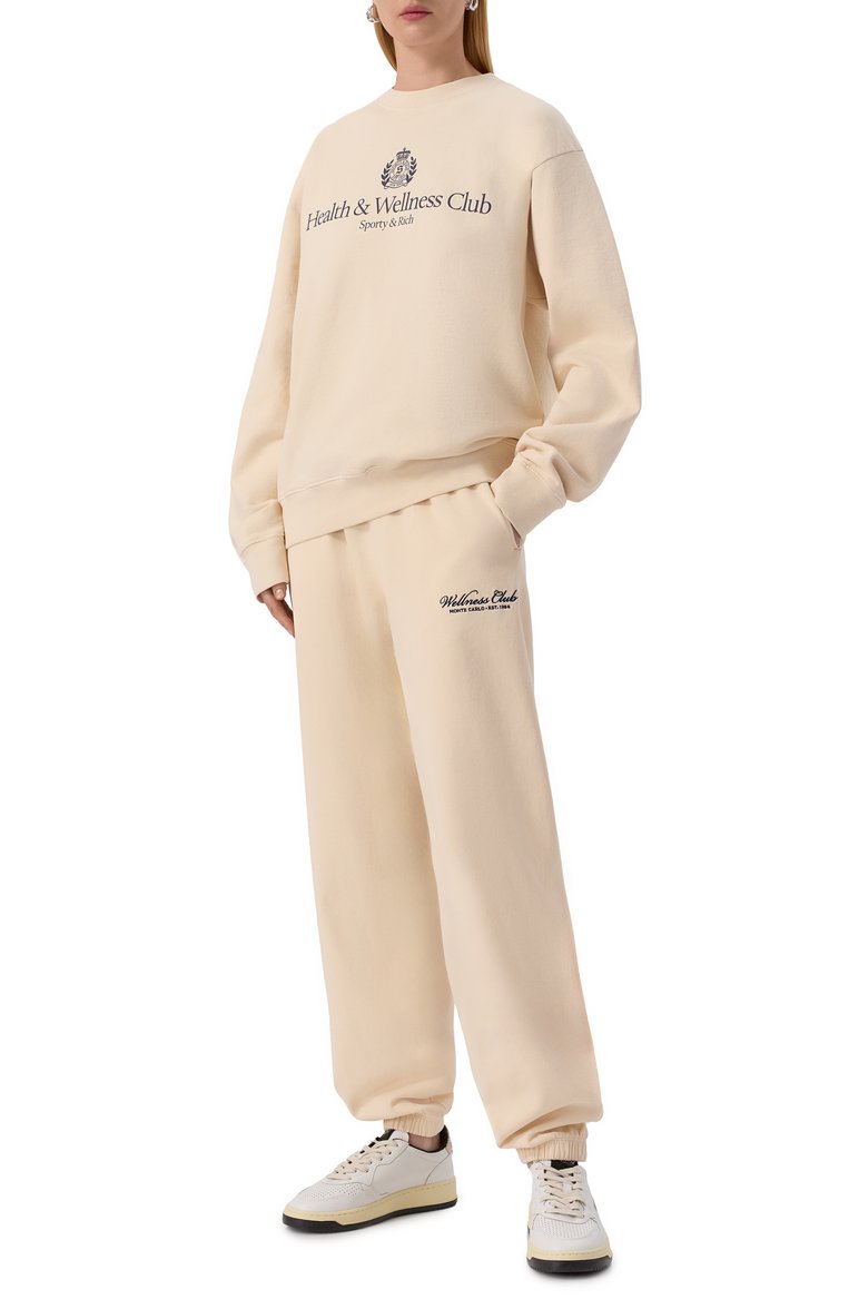 Хлопковые джоггеры SPORTY AND RICH, арт. PA036620081CR01, фото 1