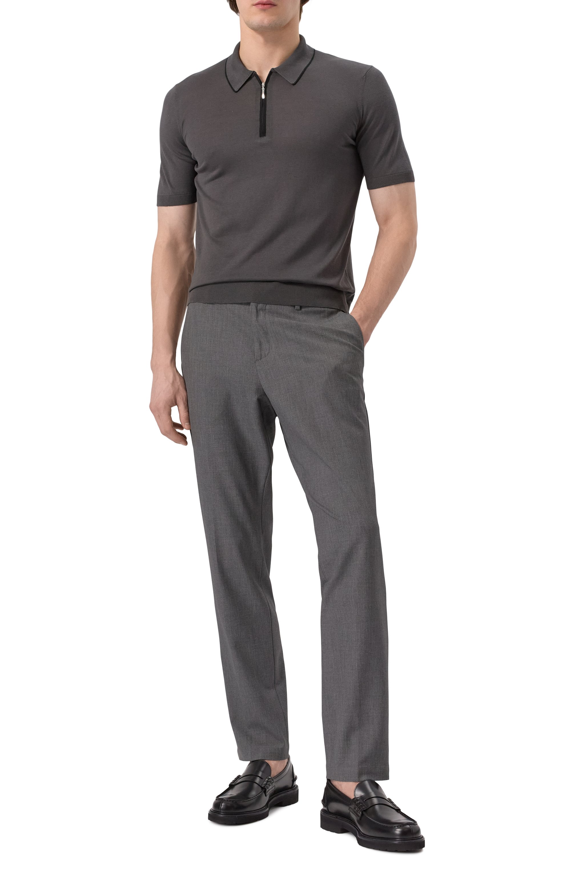 Шелковое поло GRAN SASSO, арт. 43166/23506, фото 2