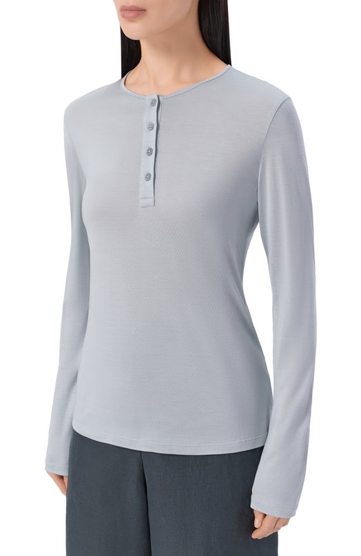 Шелковый лонгслив 12 STOREEZ 136689 Серый  136689 Фото 3