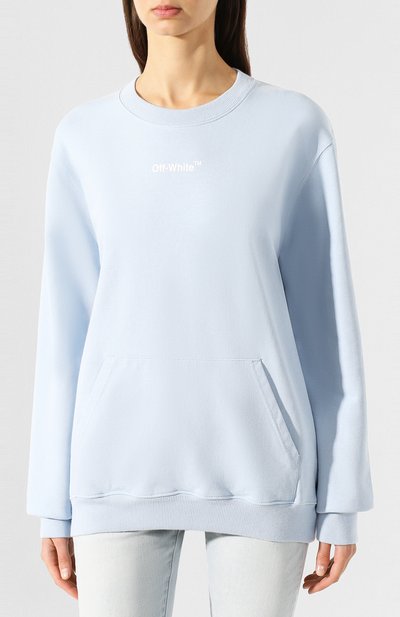 Хлопковый свитшот OFF-WHITE, арт. 0WBA055R200030433301, фото 3