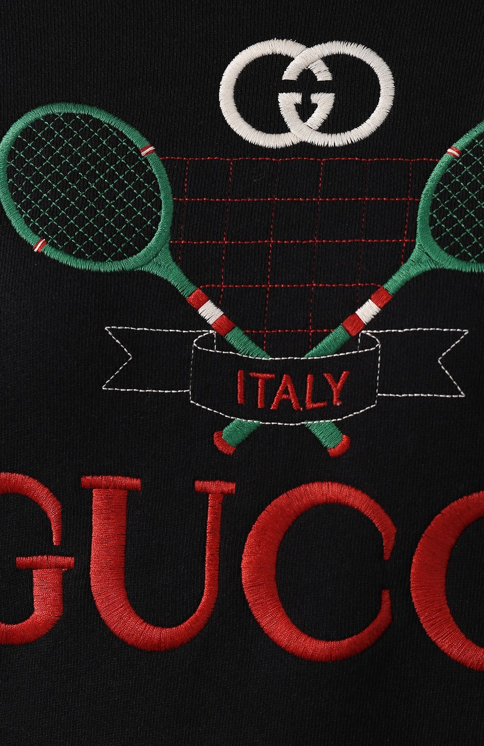 Хлопковый свитшот GUCCI черного цвета по цене 128160 руб., арт. 469250/XJBIY, фото 5 Хлопковый свитшот GUCCI, арт. 469250/XJBIY, фото 5