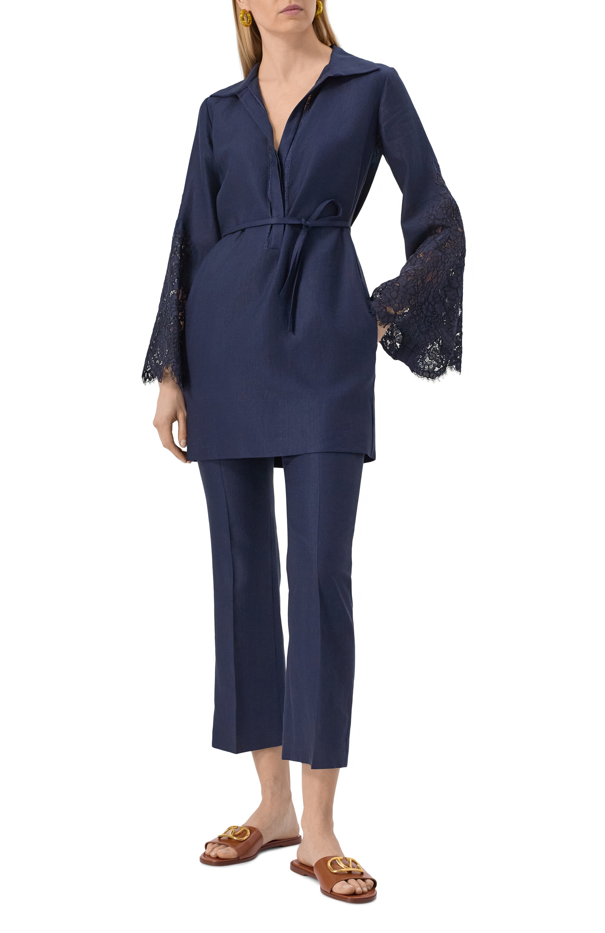 Брюки изо льна и шелка MVST, арт. 25E/X2P/0/B021/5546, фото 2