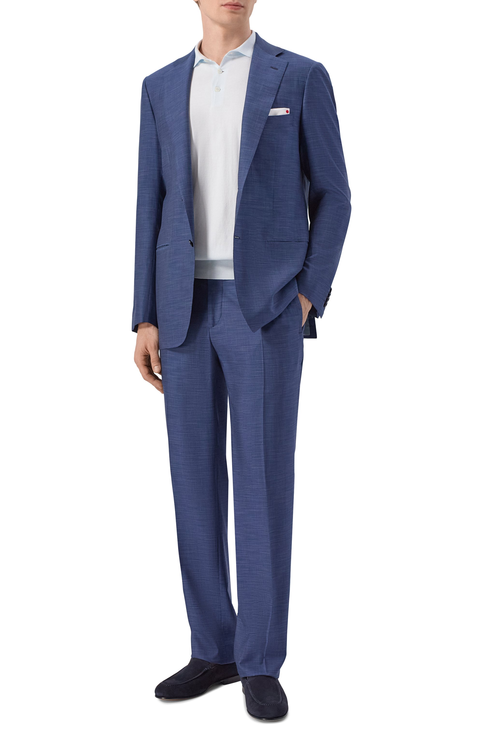 Замшевые лоферы KITON, арт. USSA404N01391, фото 2