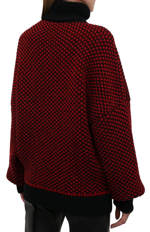 Шерстяной свитер Alexandre Vauthier Красный, фото 4