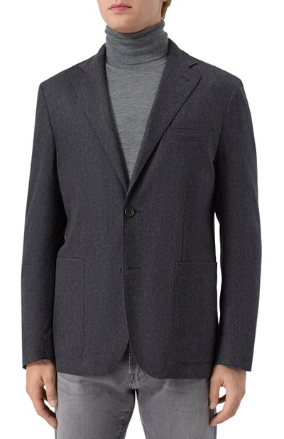 Пиджак из шерсти и кашемира CORNELIANI, арт. 266537-2618535, фото 4