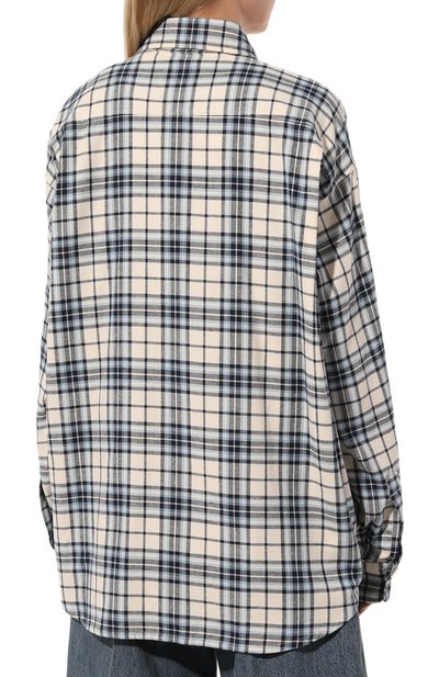 Хлопковая рубашка FORTE DEI MARMI COUTURE кремового цвета по цене 38950 руб., арт. 24WF3106, фото 4 Хлопковая рубашка FORTE DEI MARMI COUTURE, арт. 24WF3106, фото 4