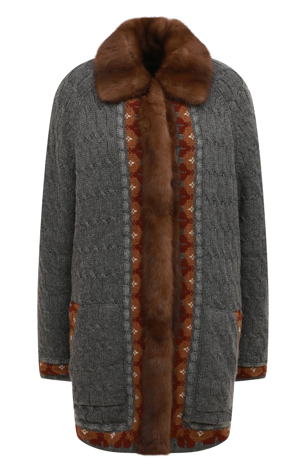 Двусторонняя шуба из меха норки LORO PIANA коричневого цвета по цене 2995000 руб., арт. FAL8391, фото 1 Двусторонняя шуба из меха норки LORO PIANA, арт. FAL8391, фото 1