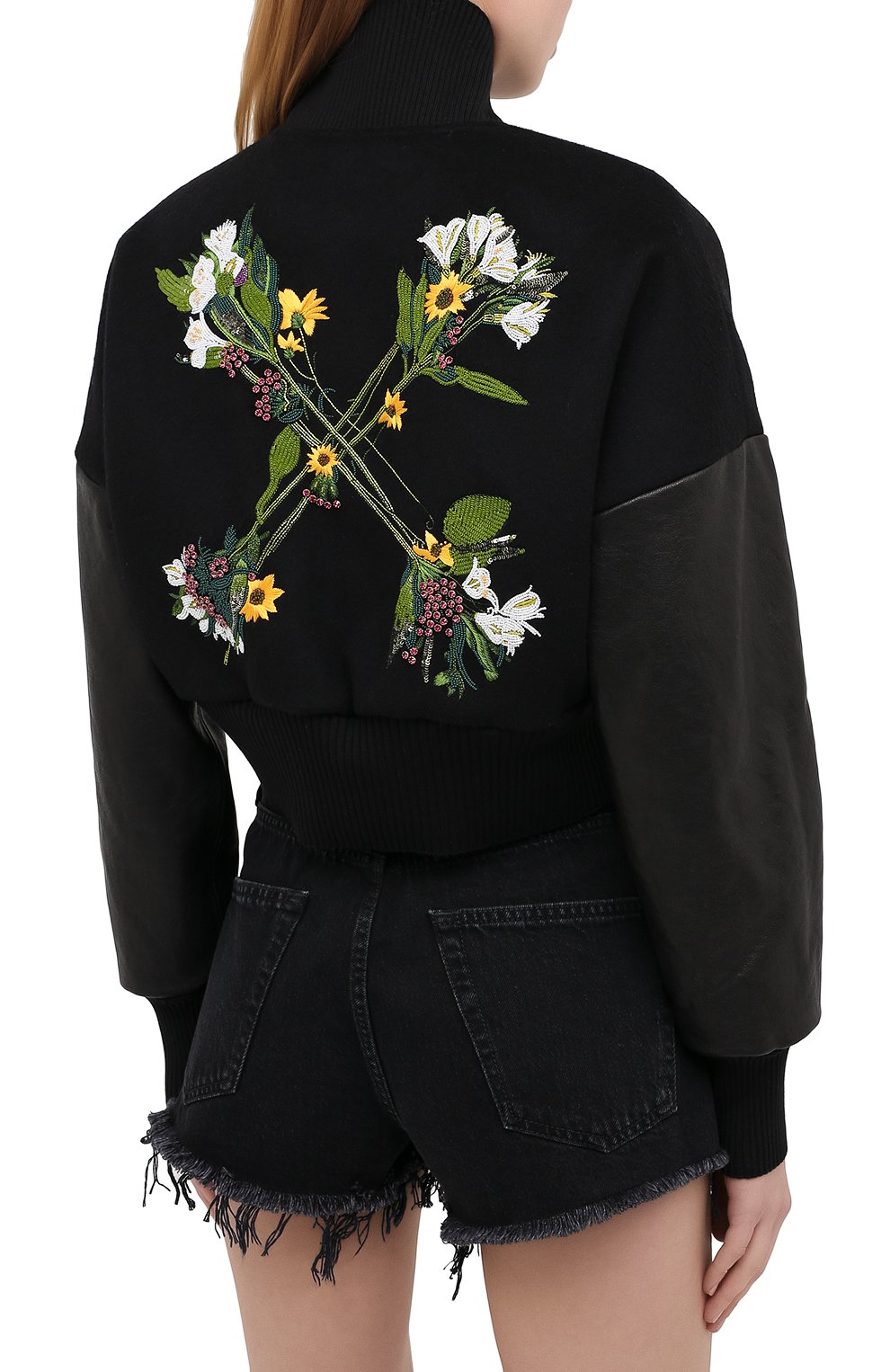 Шерстяной бомбер OFF-WHITE, арт. 0WEH014E20FAB0011055, фото 4