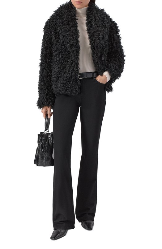 Шуба The Kooples FF0U31001K Чёрный  FF0U31001K Фото 2