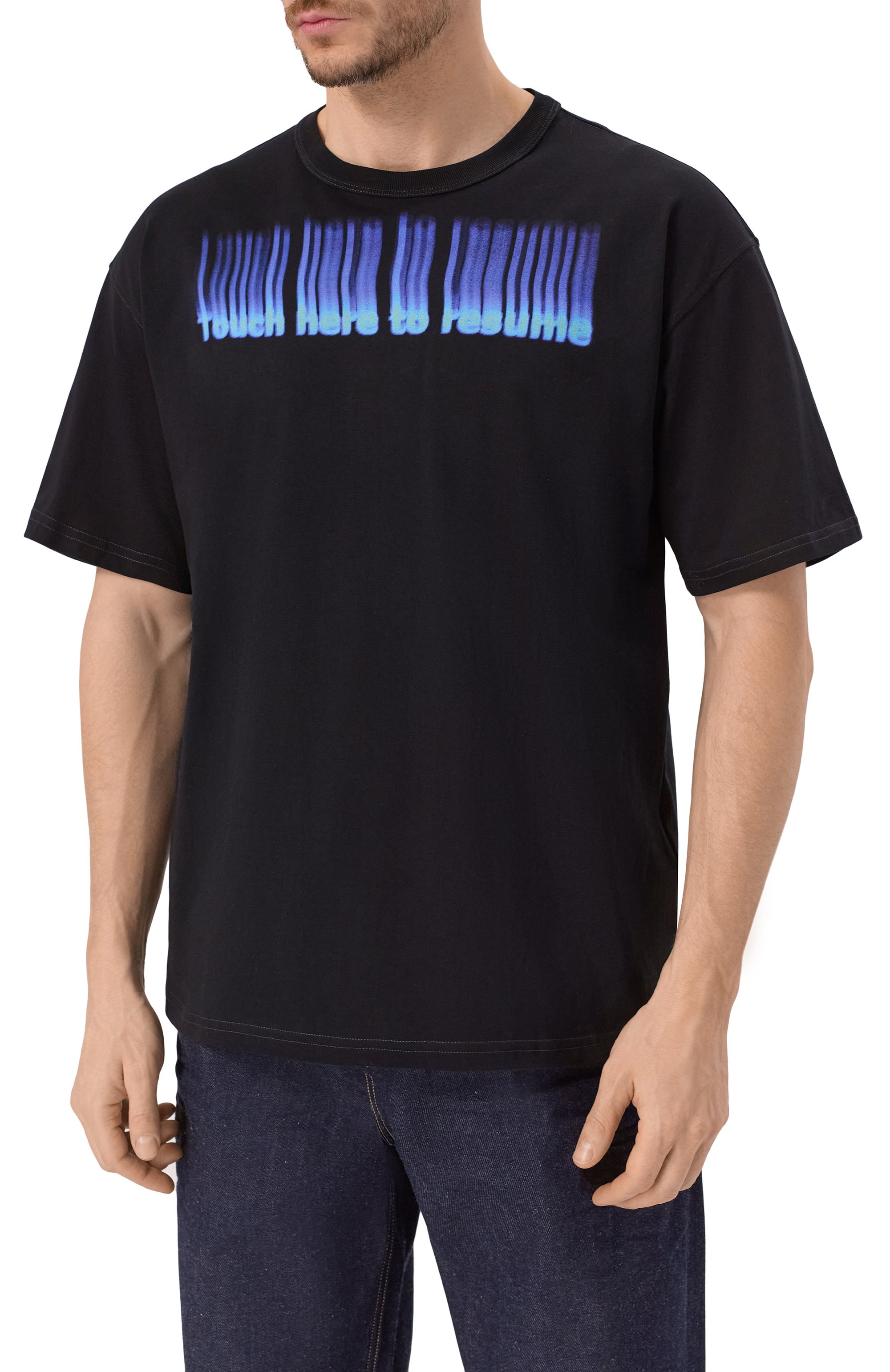 Хлопковая футболка DIESEL, арт. A16616/0AKAK, фото 3