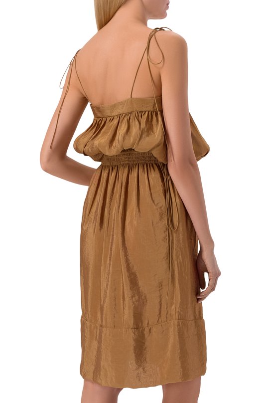 Платье Saint Laurent 852694/Y3K31 Бежевый  852694/Y3K31 Фото 3