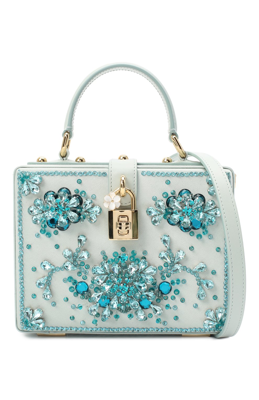 Сумка dolce box DOLCE & GABBANA голубого цвета по цене 415500 руб., арт. BB5970/AW128, фото 6 Сумка dolce box DOLCE & GABBANA, арт. BB5970/AW128, фото 6