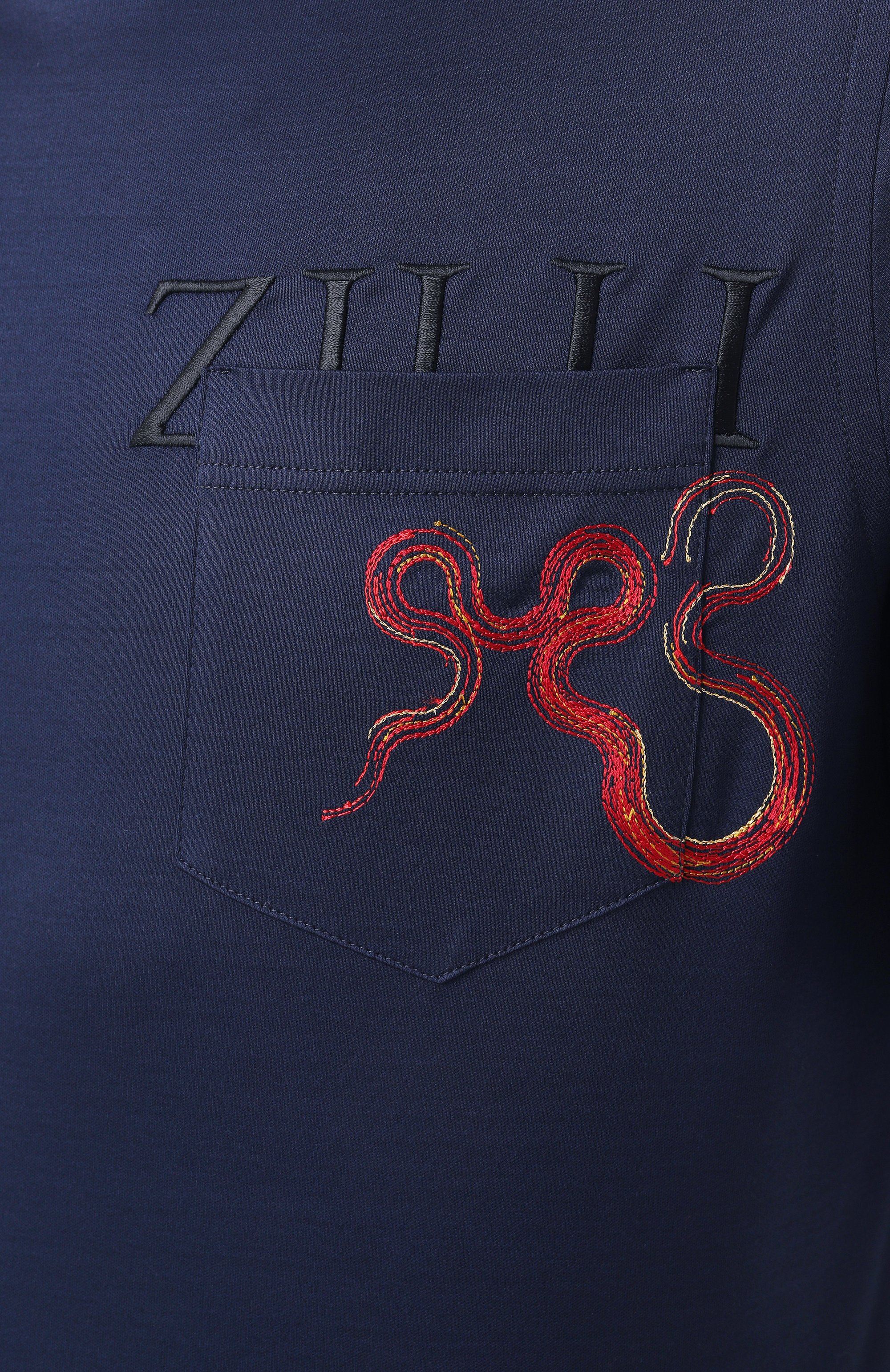 Хлопковая футболка ZILLI, арт. TSR03IM0100VSNAK0, фото 5