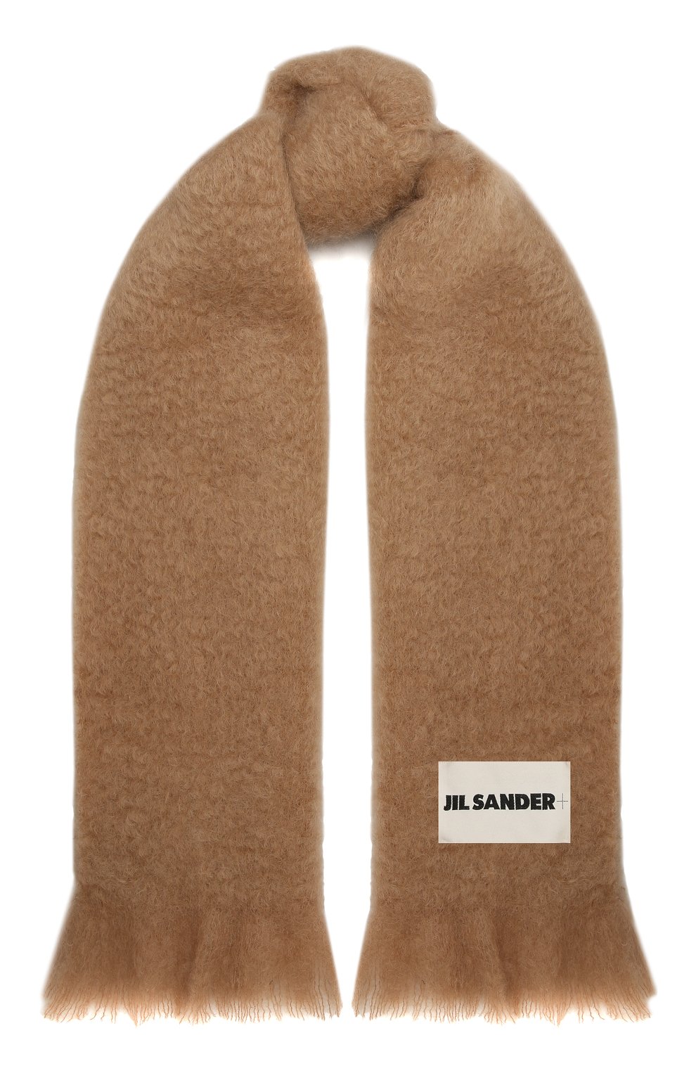 Шарф JIL SANDER бежевого цвета по цене 29950 руб., арт. JSPR902015-WR199600, фото 1 Шарф JIL SANDER, арт. JSPR902015-WR199600, фото 1