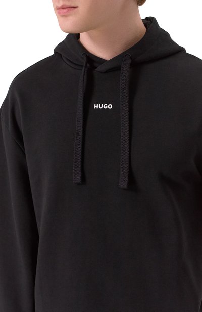 Хлопковое худи HUGO, арт. 50492581__1, фото 5