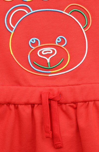 Хлопковое платье MOSCHINO, арт. HDV0BF/LCA30/4A-8A, фото 3