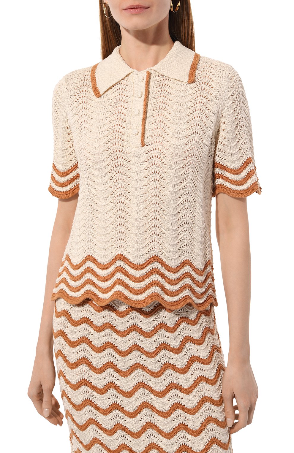 Хлопковое поло ZIMMERMANN, арт. 8694TRS243, фото 3