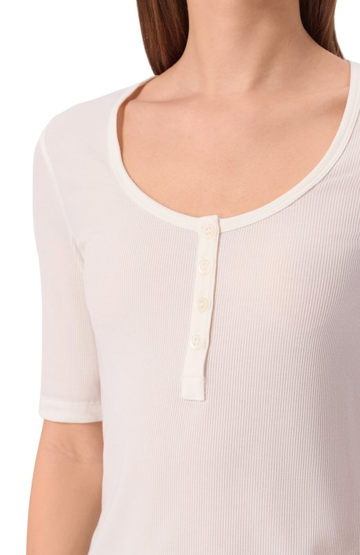 Топ из лиоцелла и шерсти 12 STOREEZ 136709 Кремовый  136709 Фото 5