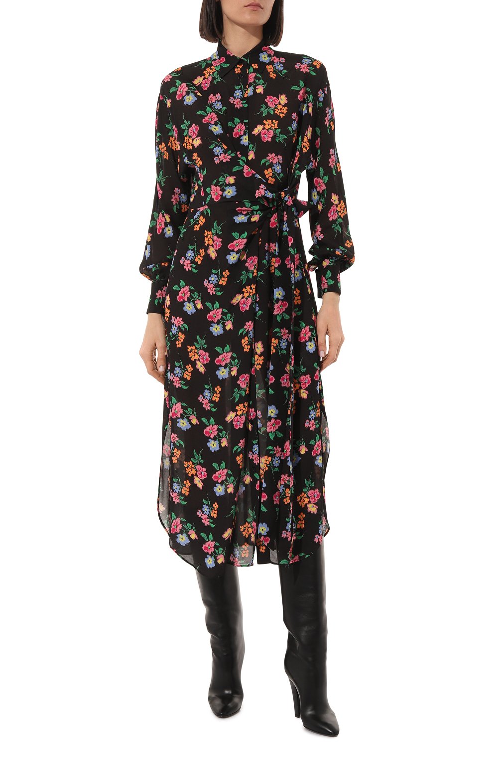 Платье из вискозы MSGM, арт. 3441MDA196 237154, фото 3