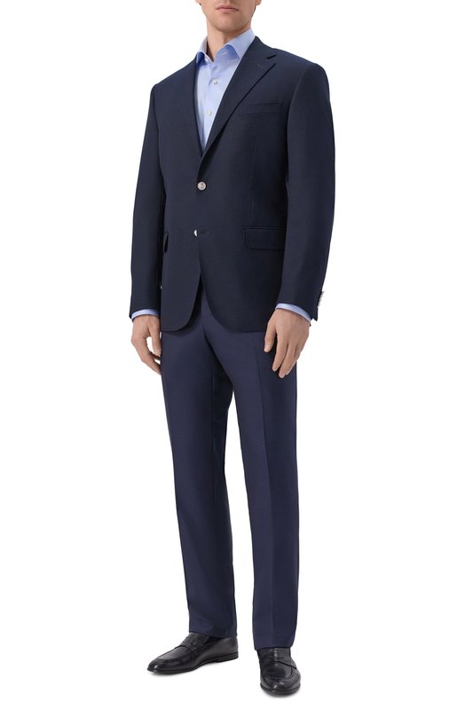 Шерстяные брюки Marco Pescarolo CLASSIC90/5214S Синий  CLASSIC90/5214S Фото 2