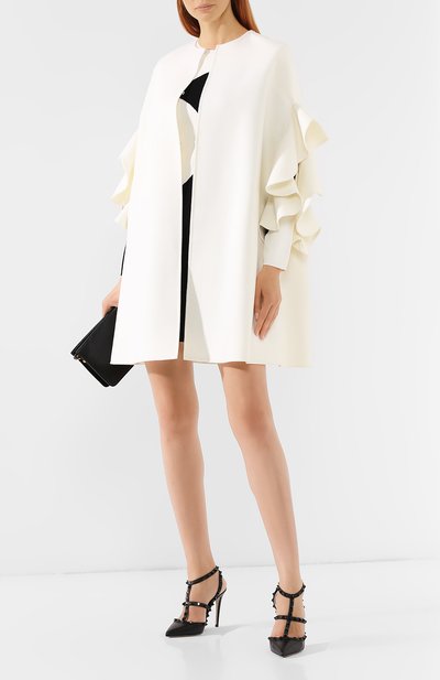 Пончо из смеси шерсти и кашемира VALENTINO, арт. SB3CG1A015E, фото 2