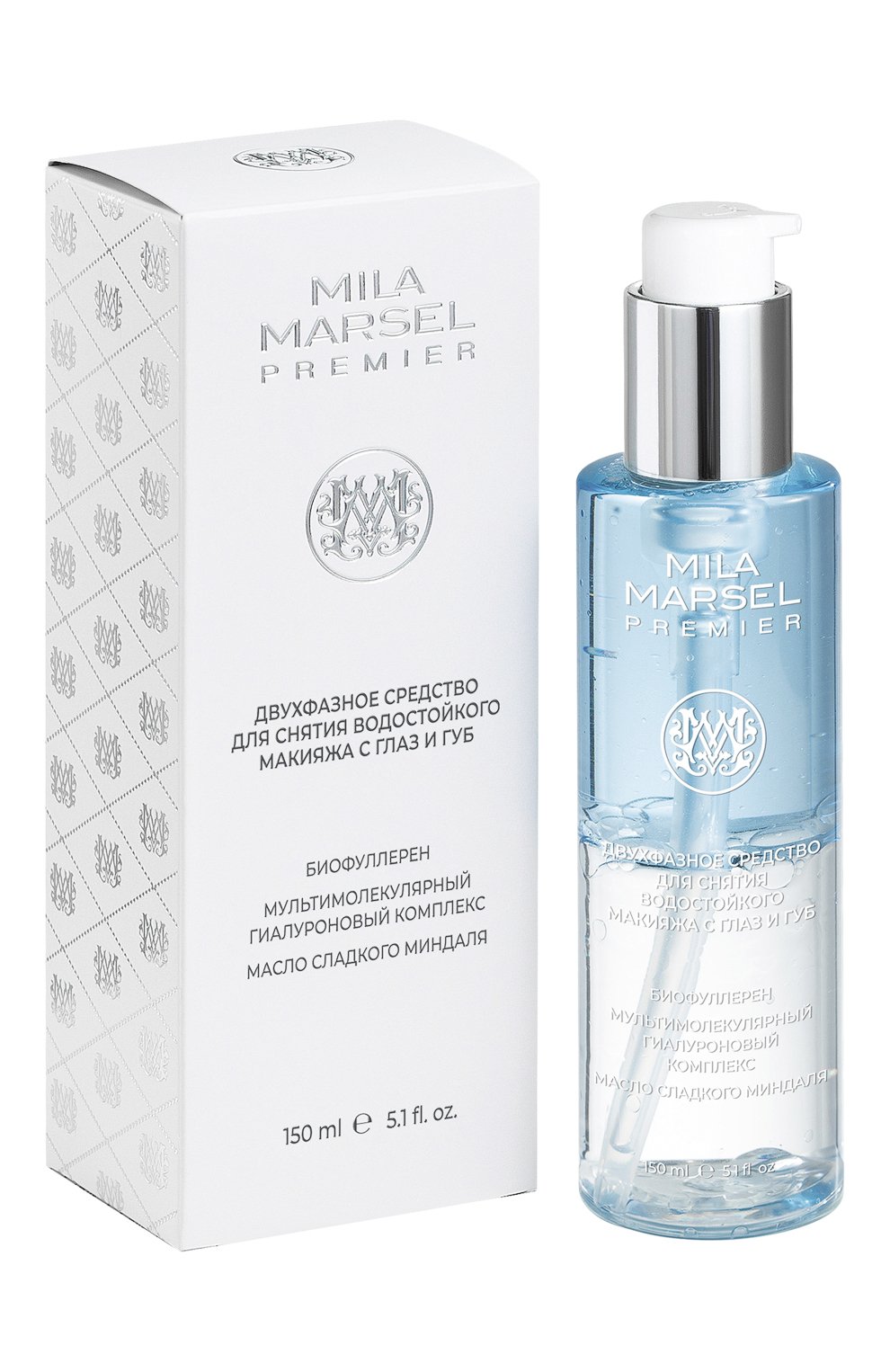 Двухфазное средство для снятия макияжа mila marsel premier (150ml) MILAMARSEL, арт. 4630225090843, фото 3