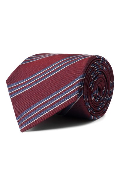 Мужской шелковый галстук KITON, арт. UCRVKPC01M27