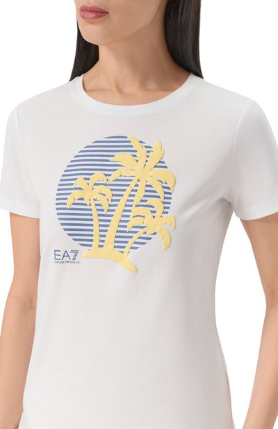 Хлопковая футболка EA7, арт. 7W001022/AF18401, фото 5