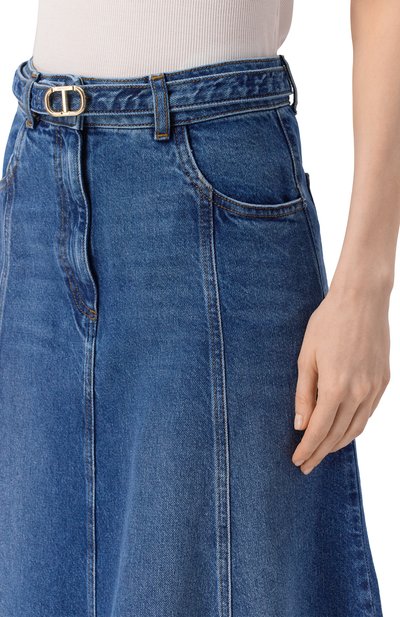 Джинсовая юбка TWINSET, арт. 251TP2570, фото 5