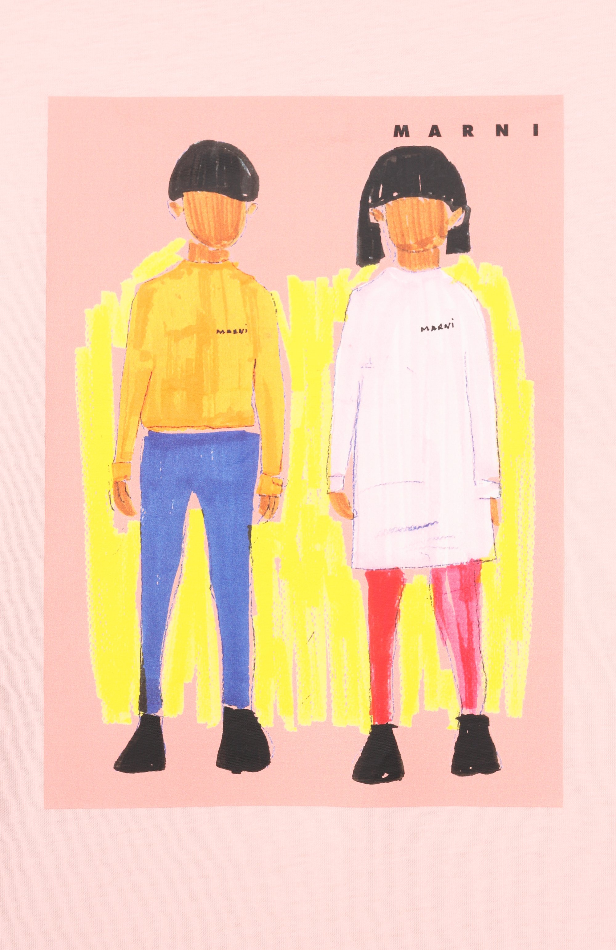 Хлопковая футболка MARNI, арт. M01671/M00HZ, фото 3