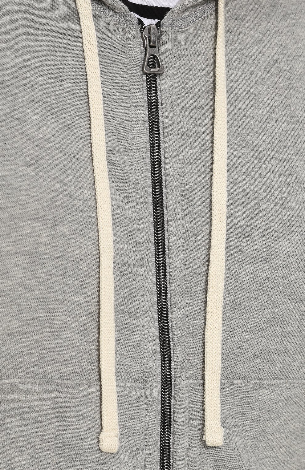 Хлопковый кардиган JAMES PERSE серого цвета по цене 48050 руб., арт. WXI2884, фото 5 Хлопковый кардиган JAMES PERSE, арт. WXI2884, фото 5