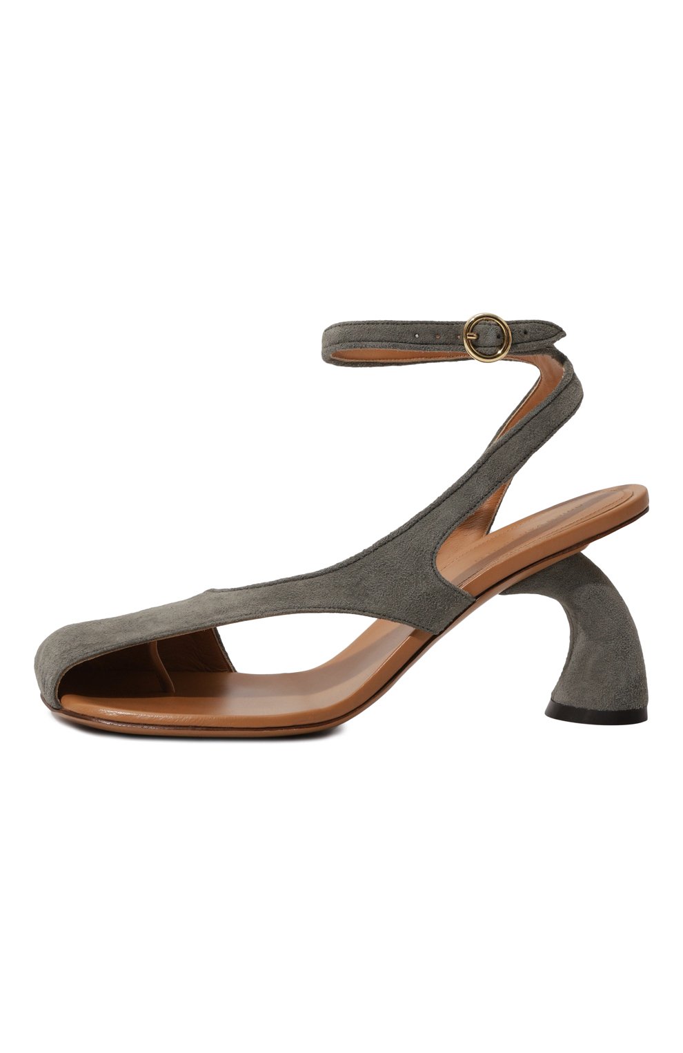 Замшевые босоножки DRIES VAN NOTEN, арт. WS242-1304-H75/153, фото 4