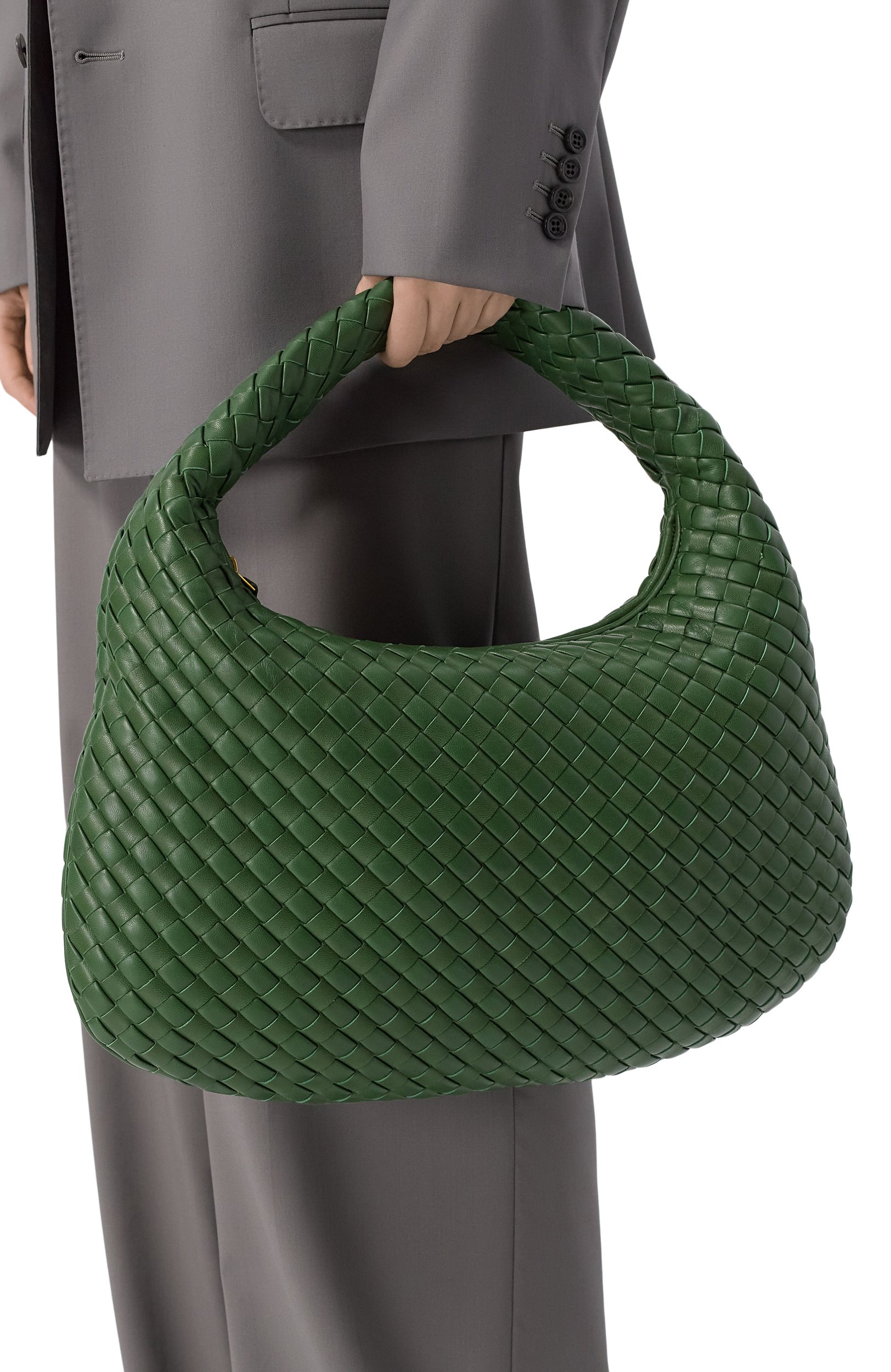 Сумка veneta BOTTEGA VENETA зеленого цвета по цене 599500 руб., арт. 873189/V66V0, фото 2 Сумка veneta BOTTEGA VENETA, арт. 873189/V66V0, фото 2