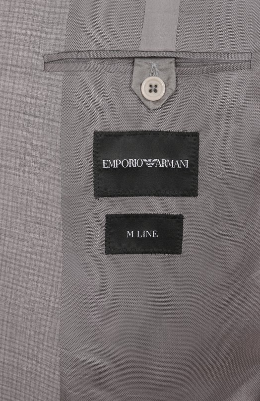 Шерстяной пиджак Emporio Armani EM002044/TE14083 Серый  EM002044/TE14083 Фото 8